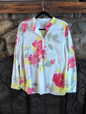 Talbots Size Medium Cotton Blouse.